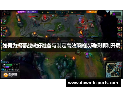 如何为揭幕战做好准备与制定高效策略以确保顺利开局